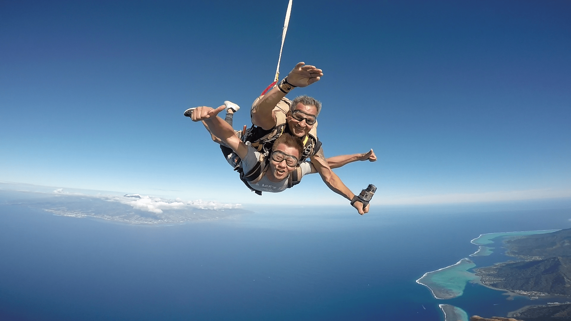 a man jumping in the air